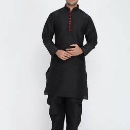 ROYAL KURTA Mandarin Collar Straight Kurta With Patiala-picture-38