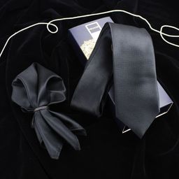 Peluche Men Neck Tie & Pocket Square Set-image-16