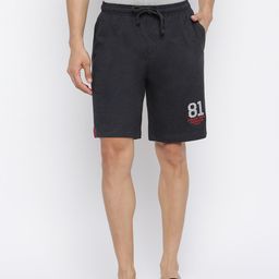 Van Heusen Athleisure Men Solid Smart Tech Easy Stain Release Knit Lounge Shorts-2