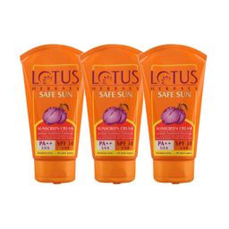 Lotus Herbals Safe Sun Set Of 3 Sunblock SPF 30 PA++ - 100g Each-45