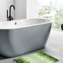 OBSESSIONS Green 1800 GSM Anti-Skid Bath Rugs-image-17