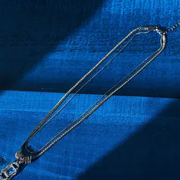 SALTY Men Stainless Steel Gem Chic Chain-image-85