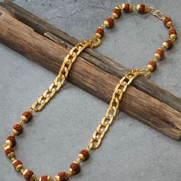 Japam Unisex Gold-Plated Necklace-image-52