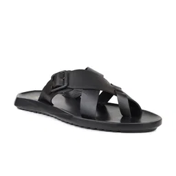 ATESBER by Inc.5 Men Buckled Leather Comfort Sandals-image-23