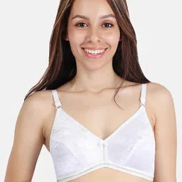 LOTUSLEAF Women White Non-Padded Wire Free Regular Bra-picture-50