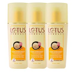 Lotus Herbals Cocomoist Set Of 3 Cocoa-Butter Moisturising Lotion -80ml Each image 1