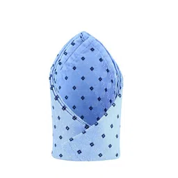 KOVOVE Men Blue Printed Pocket Square-image-68