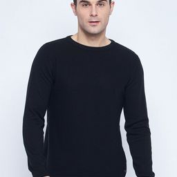 CAMLA Round Neck Long Sleeves Acrylic Pullover Sweater-image-78