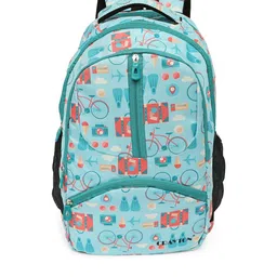 CRAYTON Printed 15 Inch Laptop Backpack With Compression Straps-6