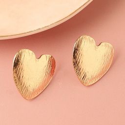 SOHI Gold-Plated Contemporary Studs Earrings-image-71