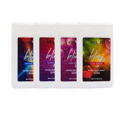 KELYN Women Bling Set Of 4 Pocket Body Spray - 18ml each-57