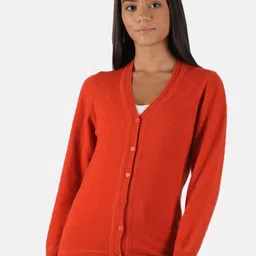 Monte Carlo Women Orange Cardigan-54