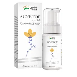 Healing Pharma Acnetop Ultra Foaming Face Wash For Acne Prone & Oily Skin- 100 ml-17