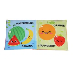 Dreamland Kids My First Cloth Book Fruit & Vegetables with Squeaker & Crinkle Paper-55