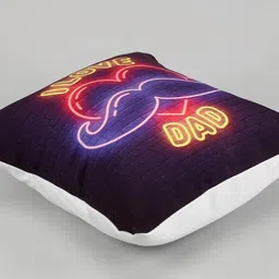 fnp Violet & White Printed Pre-Filled Cushion-19