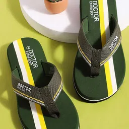 DOCTOR EXTRA SOFT Men Arrow Striped Orthopedic Thong Flip-Flops-6