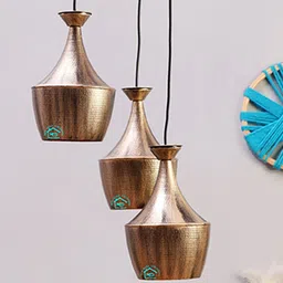 MFD HOME FURNISHING Gold-Toned Solid Quirky Cluster Lights-image-23