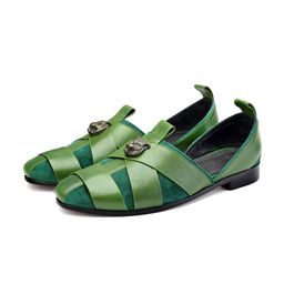 SHUTIQ Men SHERAZ Embellished Leather Mojaris-image-24