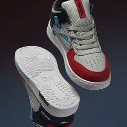 ASIAN Boys TARZAN-11 Colourblocked Mid-Top Sneakers-91
