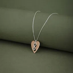 VANBELLE 925 Sterling Silver & Rose Gold Rhodium-Plated Handcrafted Chain-32