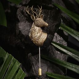 COSA NOSTRAA Men Stag Brooch-image-26