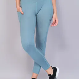 Technosport Women Antimicrobial Rapid-Dry Training Tights with a Side Pocket-image-71