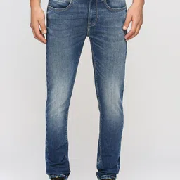 Pepe Jeans Men Skinny Fit Clean Look Heavy Fade Whiskers Stretchable Jeans-picture-27