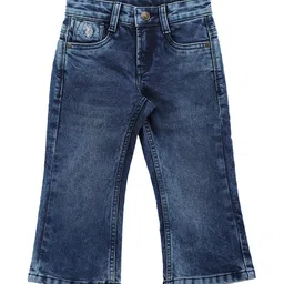U.S. Polo Assn. Kids Boys Classic Bootcut Light Fade Jeans-image-34
