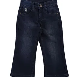 U.S. Polo Assn. Kids Boys Classic Bootcut Light Fade Clean Look Cotton Jeans-image-46
