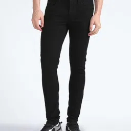 Flying Machine Men Black Jackson Skinny Fit Low-Rise Stretchable Jeans-image-86