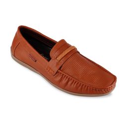 Red Chief Men Brown Solid Leather Loafers-image-73