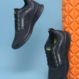 Calcetto Men Textured Lace-Up Running Shoes-23