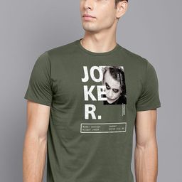 Free Authority Men Joker Printed Pure Cotton T-shirt-image-68