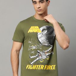 Free Authority Star Wars Printed Pure Cotton T-shirts-image-73