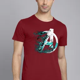 Free Authority Men Avengers: Endgame Printed Pure Cotton T-shirt-image-1