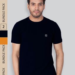 LUX NITRO Pack Of 2 Anti Odour Lounge T-shirts-image-74