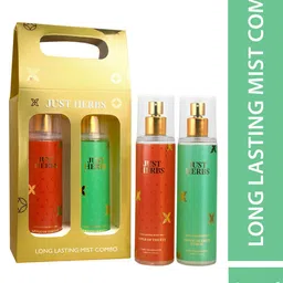 Just Herbs Apple Of The Eye & Tropical Fruit Punch Long Lasting Body Mist - 280ml Each-16