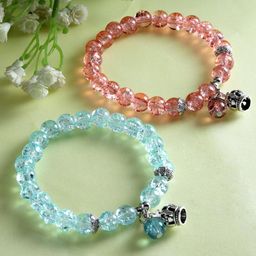 Stoln Girls Set Of 2 Beaded Elasticated Bracelet-16