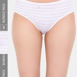 Amour Secret Pack Of 3 Printed Mid-Rise Leak-Proof Hipster Briefs-image-27