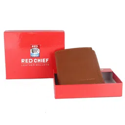 Red Chief Men Leather Three Fold Wallet-image-45