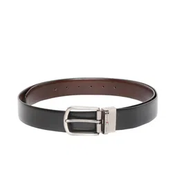 Tommy Hilfiger Men Black & Brown Reversible Leather Belt-image-81