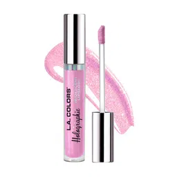 L.A.Colors Holographic Iridescent Lip Gloss with Vitamin E & Shea Butter 4g - Sugared-31