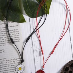 EL REGALO Set Of 2 Floral Charm Necklace-image-77