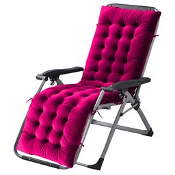 DADDY COOL Fuchsia Rocking Chair Velvet Cushion Pad-image-93