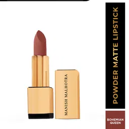 MyGlamm Manish Malhotra Powder Matte Lipstick with Maracuja Oil 4g - Bohemian Queen-9