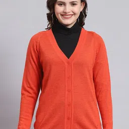 Monte Carlo V-Neck Woolen Cardigan Sweater-65