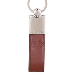Kara Unisex Tan Brown Genuine Leather Key Chain-image-67