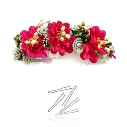 Hair Flare Women Artificial Flower Hair Pin-image-67