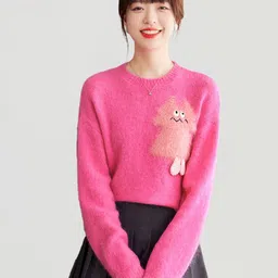 JC Collection Applique Detail Pullover-29