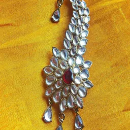 Mahi Men Stone-Studded Safa Kalangi Brooch-image-49